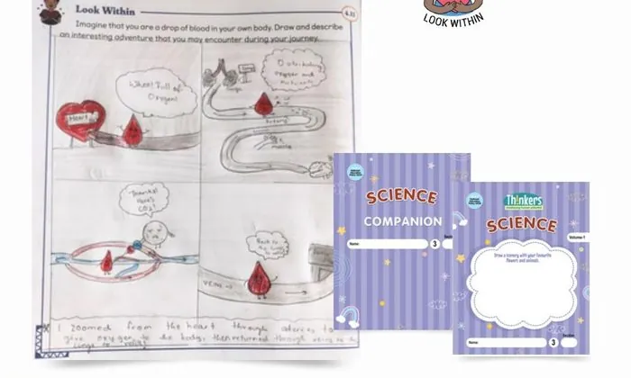 Science student work sample, Class 5